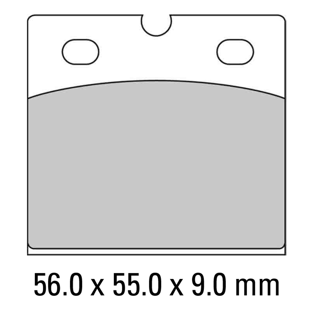 FERODO BRAKE PADS - FDB108EF (PK = 2 Pads) [BQ10]