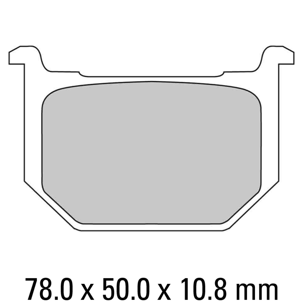 FERODO BRAKE PADS - FDB218P (PK = 2 Pads) [BQ25]