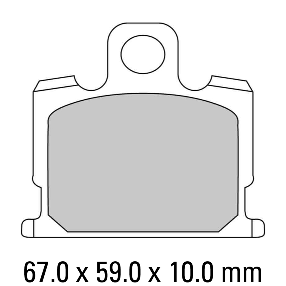 FERODO BRAKE PADS - FDB277P (PK = 2 Pads) [BQ25]