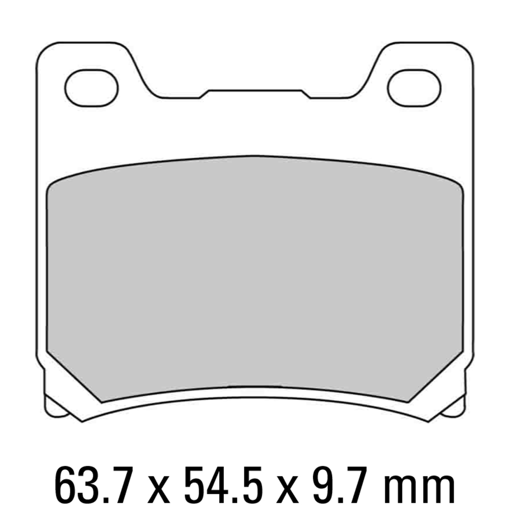 FERODO BRAKE PADS - FDB337EF (PK = 2 Pads) [BQ10]