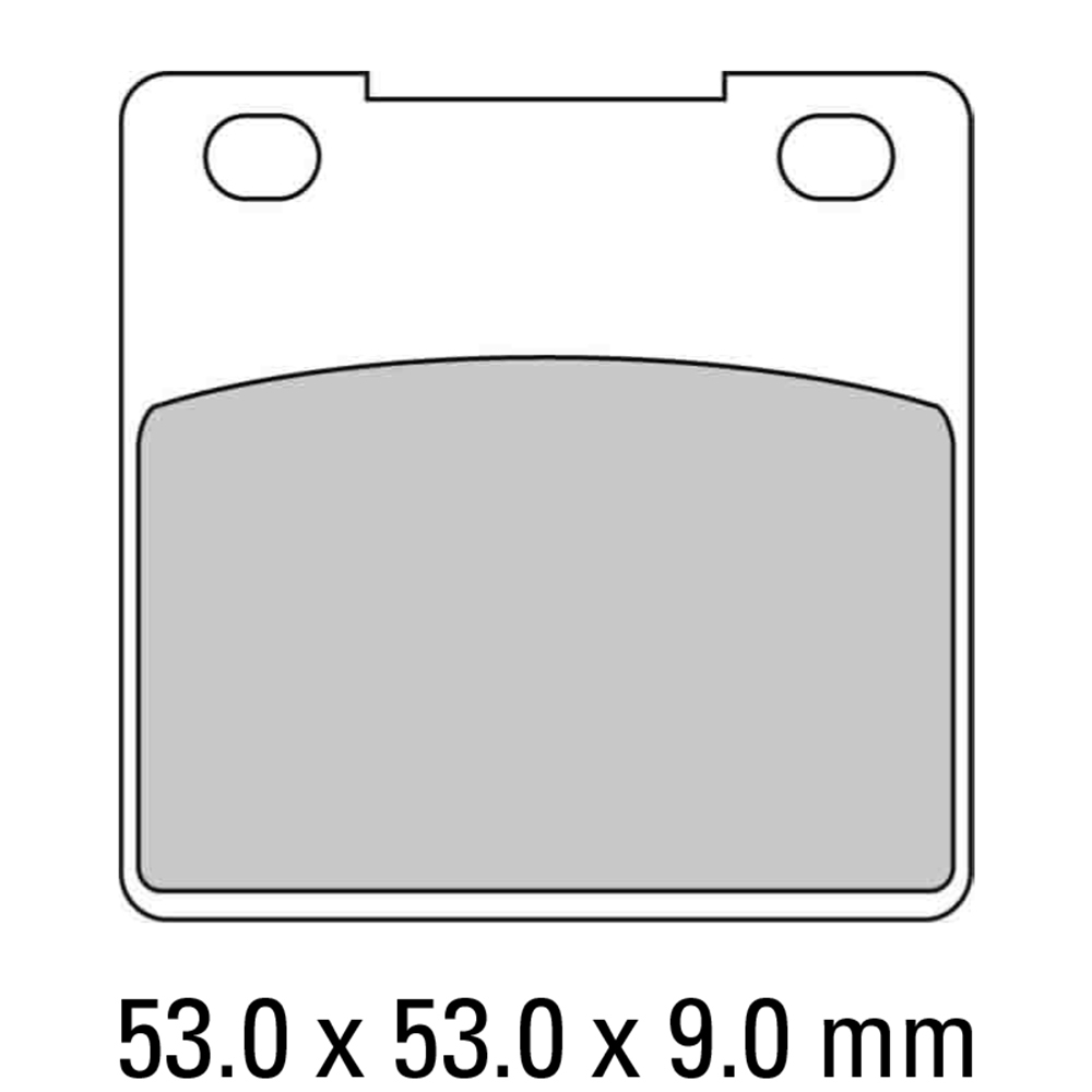 FERODO BRAKE PADS - FDB338EF (PK = 2 Pads) [BQ10]