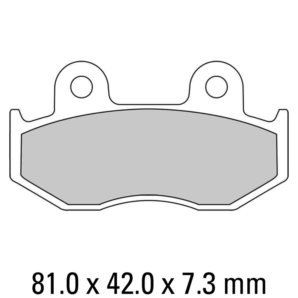 FERODO BRAKE PADS - FDB382P (PK = 2 Pads) [BQ25]