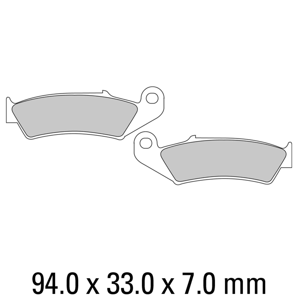 FERODO BRAKE PADS - FDB495SG (PK = 2 Pads) [BQ25]