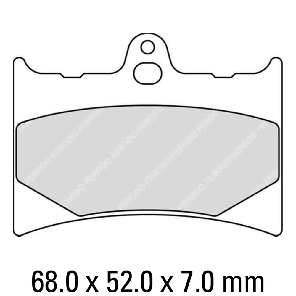 FERODO BRAKE PADS - FDB498P (PK = 2 Pads) [BQ20]