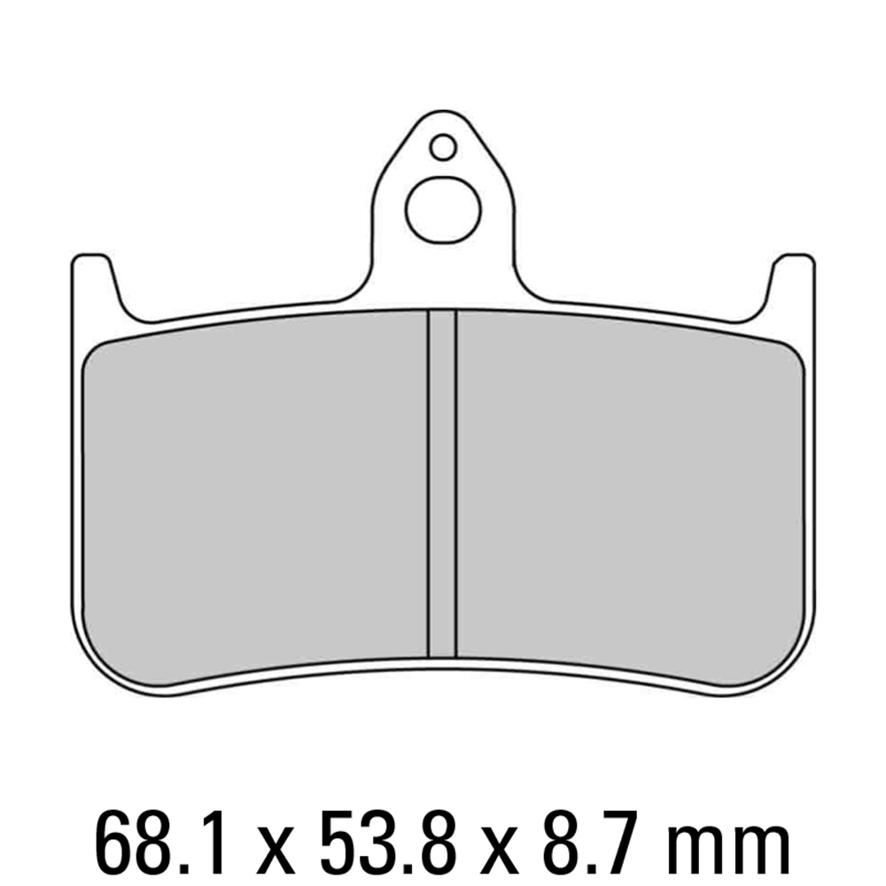 FERODO BRAKE PADS - FDB533P (PK = 2 Pads) [BQ25]