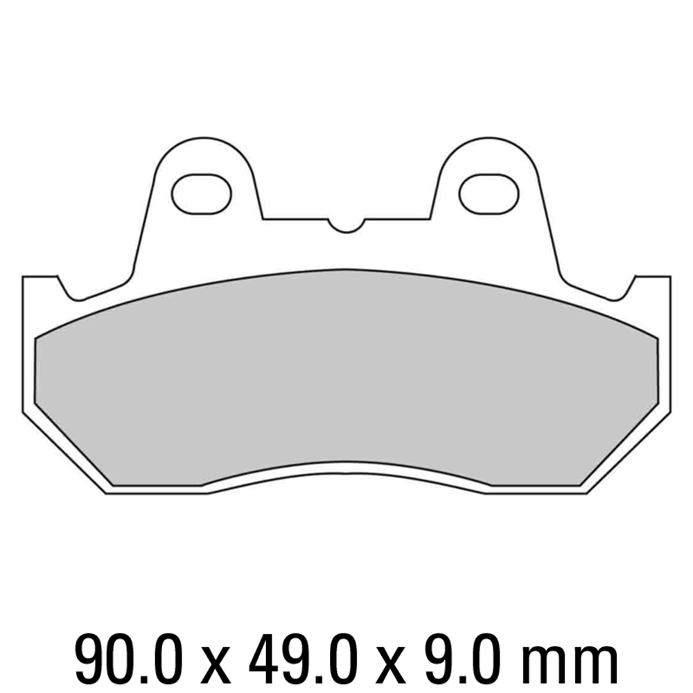 FERODO BRAKE PADS - FDB538P (PK = 2 Pads) [BQ20]