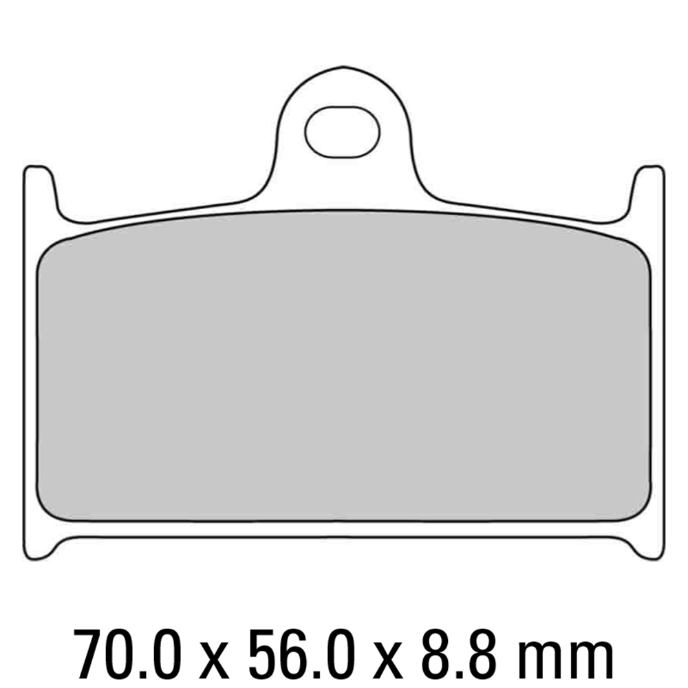 FERODO BRAKE PADS - FDB557CP1 (PK = 2 Pads) [BQ20] - [RACE&T/DAY]