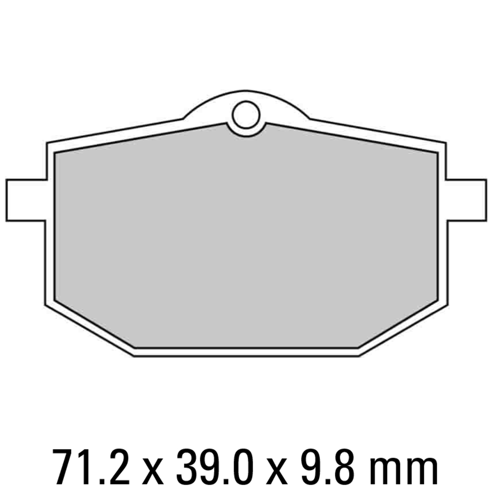 FERODO BRAKE PADS - FDB583P (PK = 2 Pads) [BQ20]