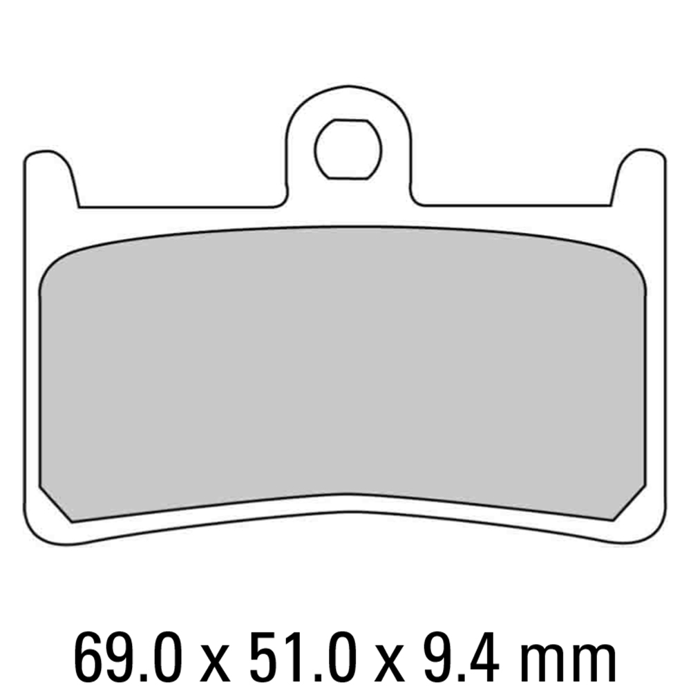 FERODO BRAKE PADS - FDB605XRAC (PK = 2 Pads) [BQ25] - [RACE&T/DAY]