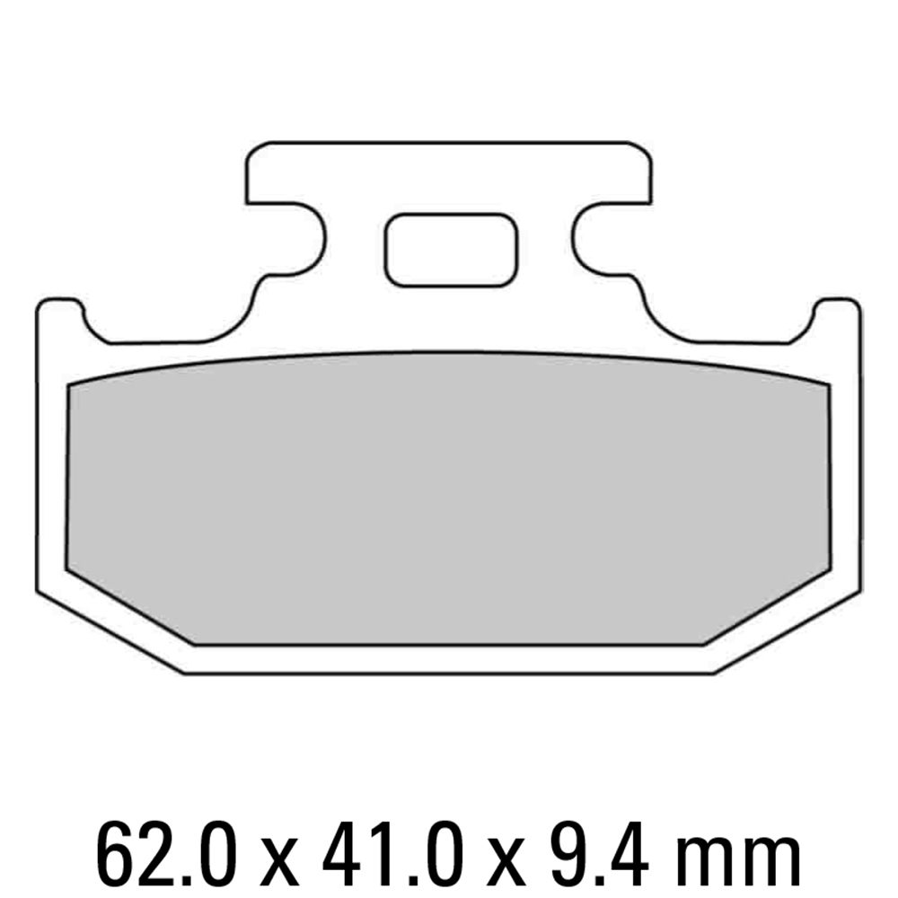 FERODO BRAKE PADS - FDB659EF (PK = 2 Pads) [BQ10]