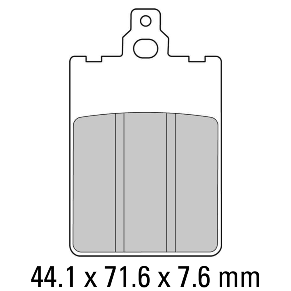 FERODO BRAKE PADS - FDB698P (PK = 2 Pads) [BQ25] [RACE CALIPER]