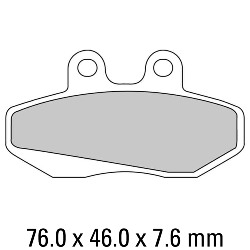 FERODO BRAKE PADS - FDB706P (PK = 2 Pads) [BQ25]