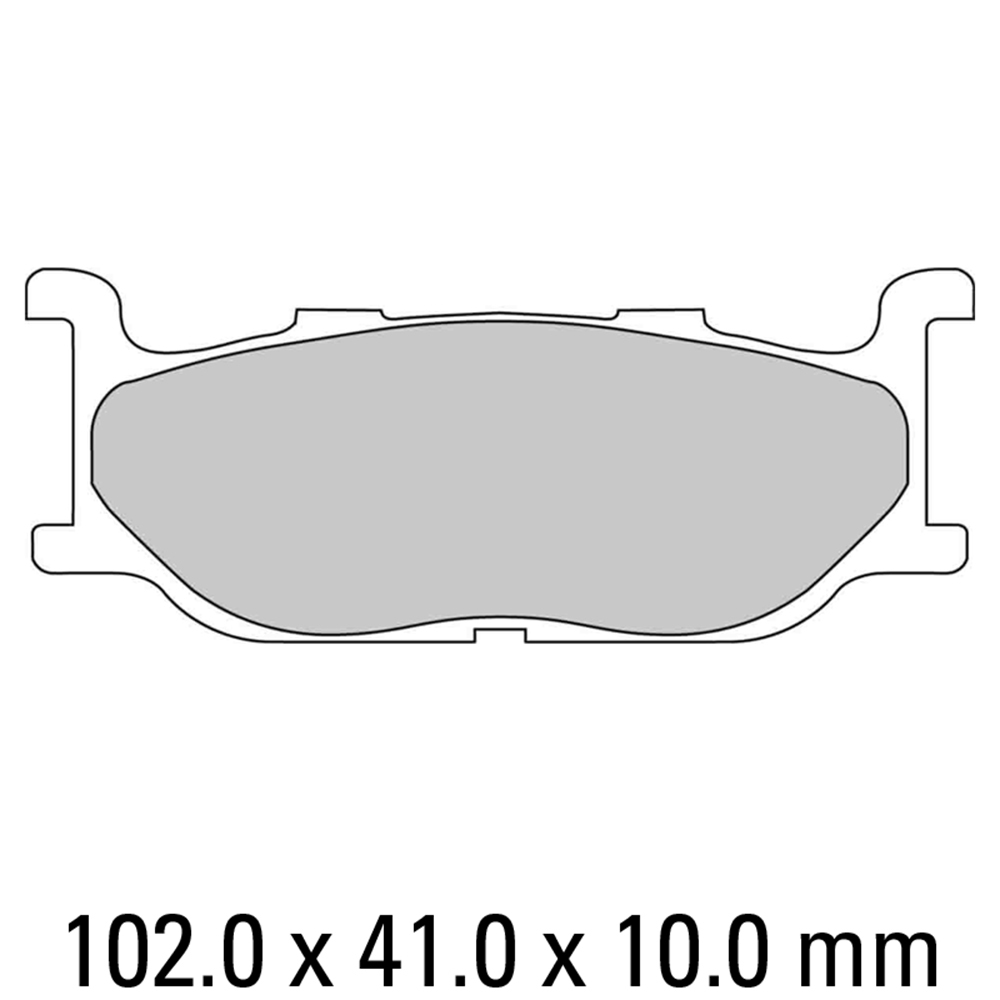 FERODO BRAKE PADS - FDB781ST (PK = 2 Pads) [BQ25]