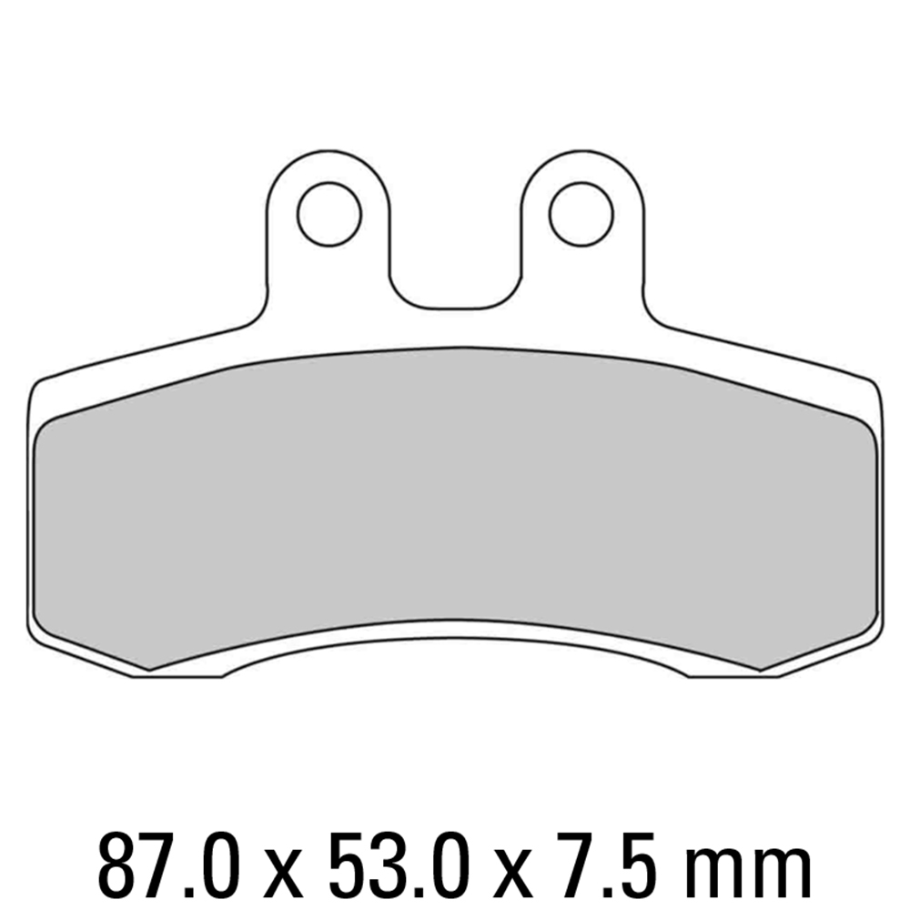 FERODO BRAKE PADS - FDB782P (PK = 2 Pads) [BQ20]