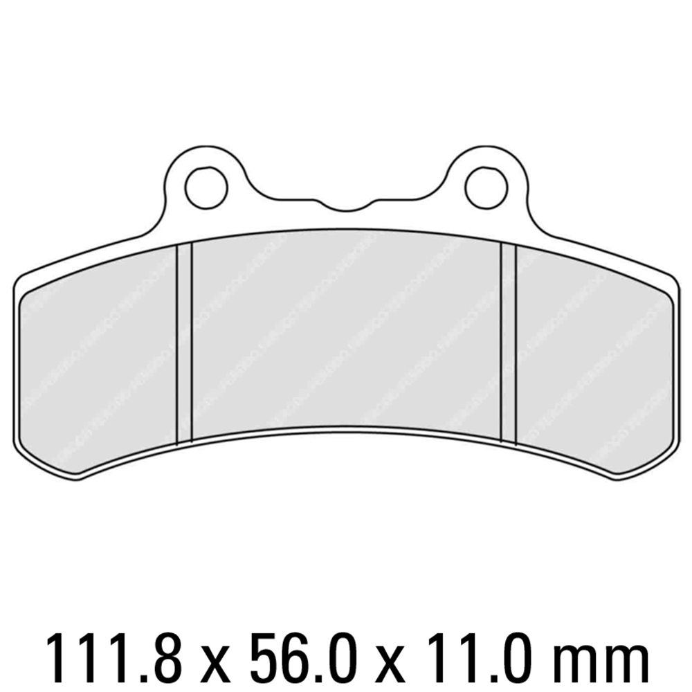 FERODO BRAKE PADS - FDB847P (PK = 2 Pads) [BQ10]