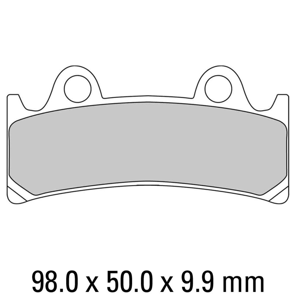 FERODO BRAKE PADS - FDB864ST (PK = 2 Pads)