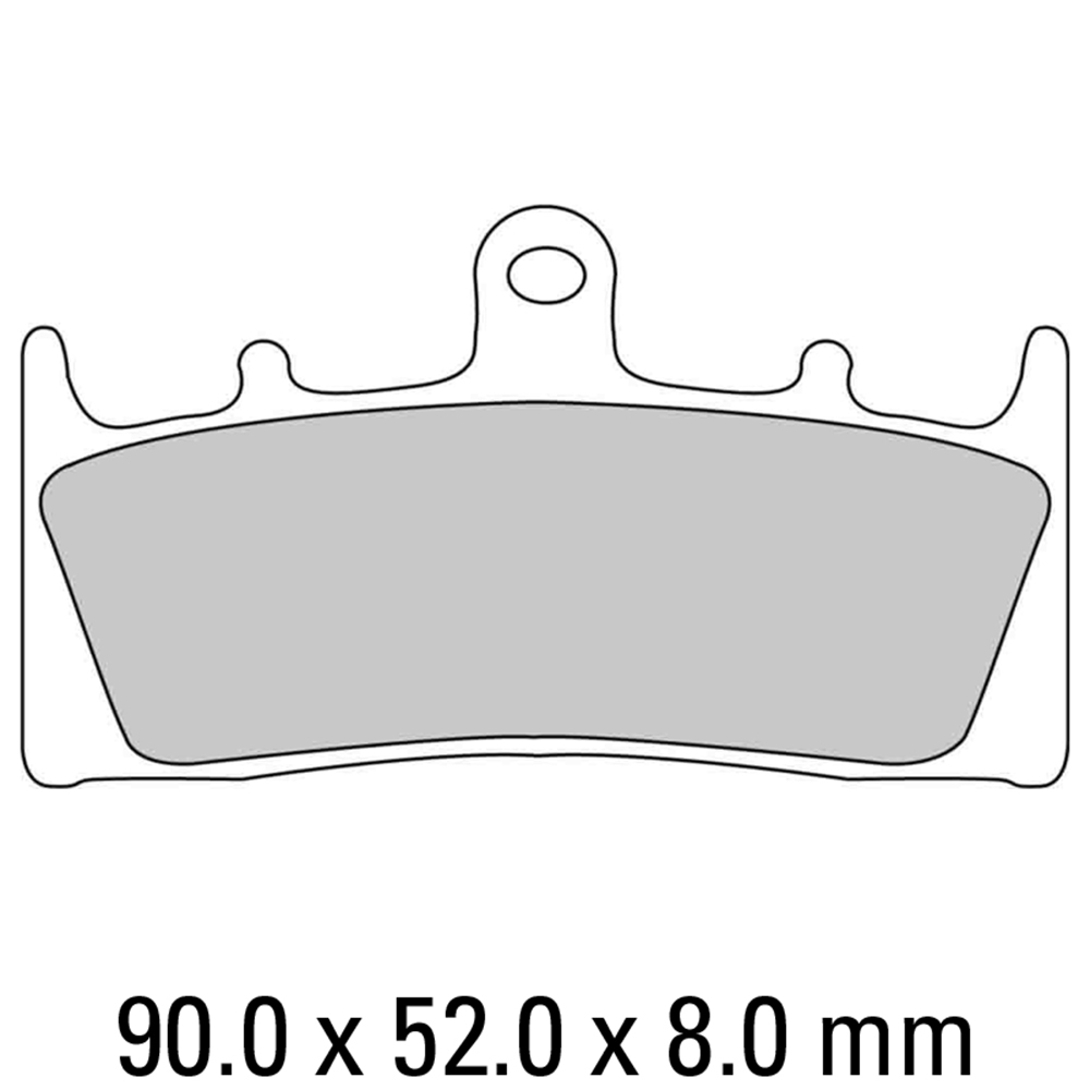 FERODO BRAKE PADS - FDB873XRAC (PK = 2 Pads) [BQ20] - [RACE&T/DAY]