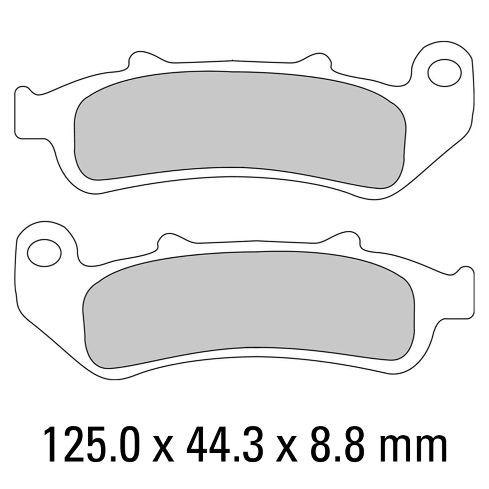 FERODO BRAKE PADS - FDB2002P (PK = 2 Pads) [BQ25]