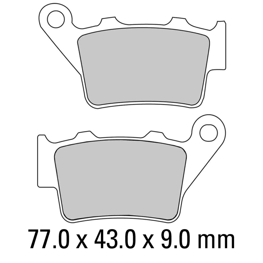 FERODO BRAKE PADS - FDB2005ST (PK = 2 Pads) [BQ25]