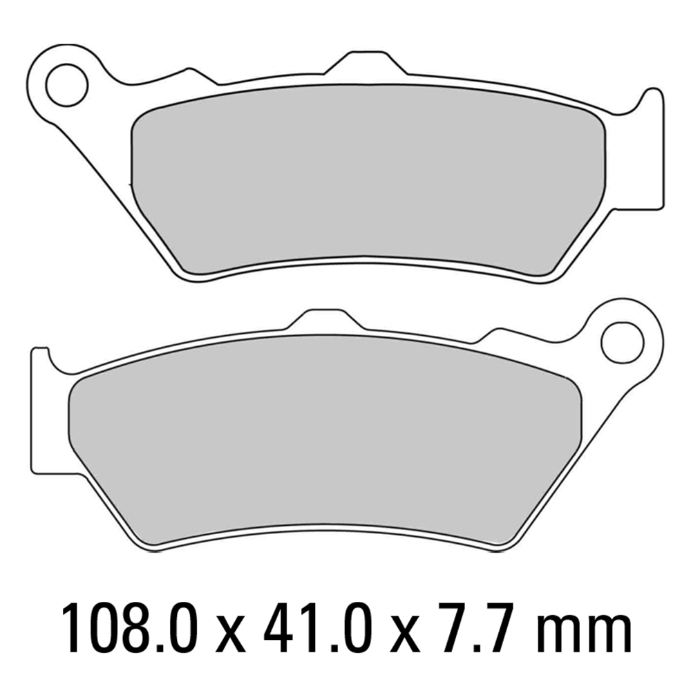 FERODO BRAKE PADS - FDB2006P (PK = 2 Pads) [BQ25]