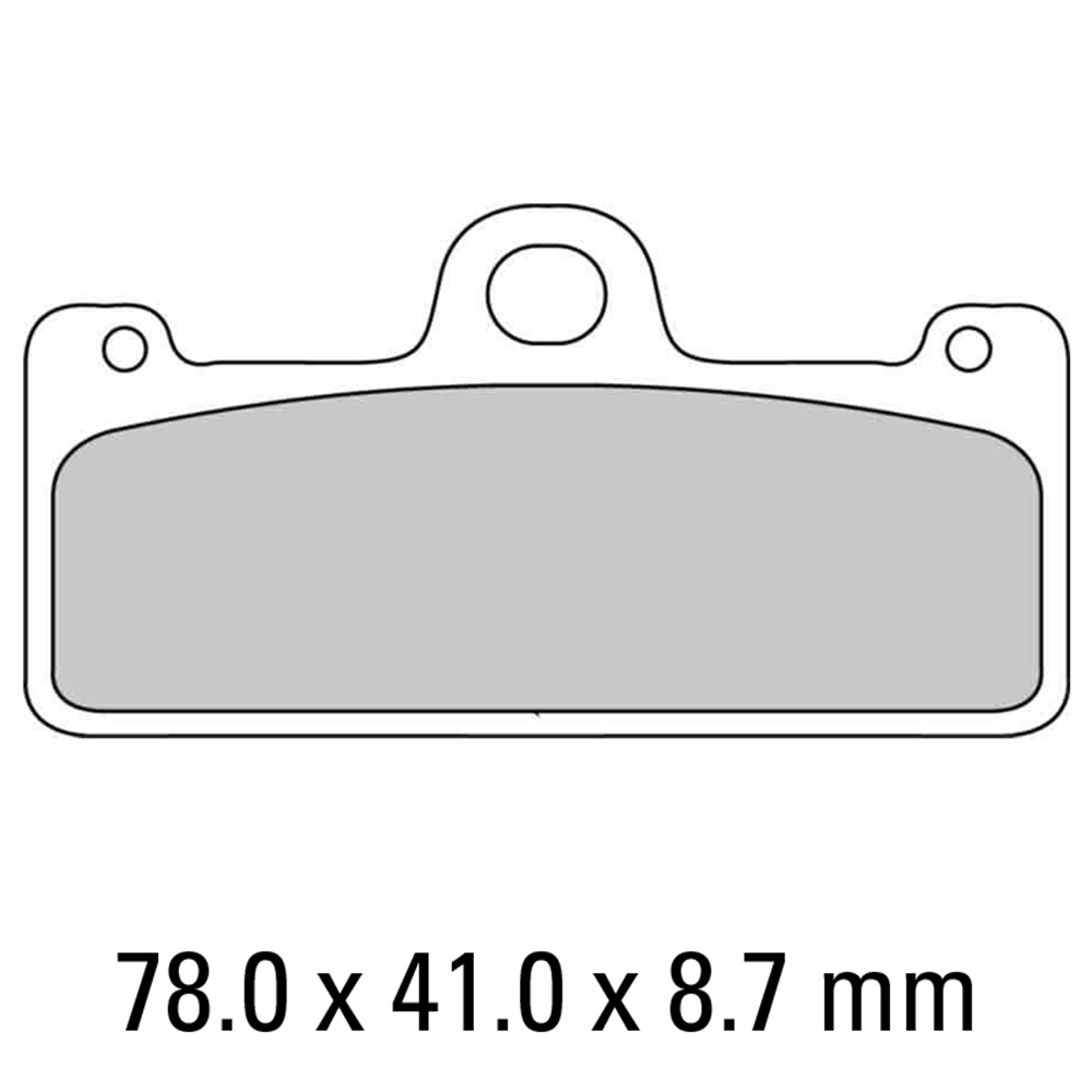 FERODO BRAKE PADS - FDB2007P (PK = 2 Pads) [BQ20]