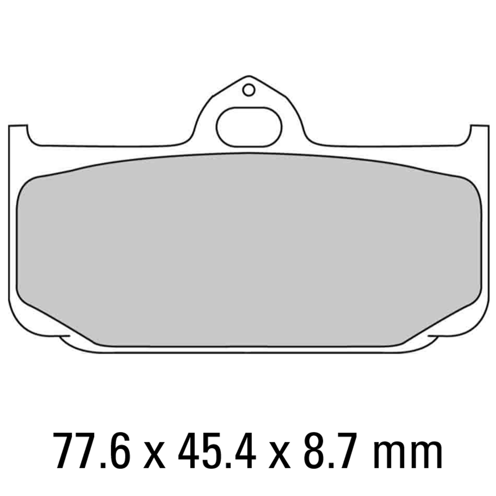 FERODO BRAKE PADS - FDB2008CP911 (PK=2 Pads) [RACE ORGANIC]