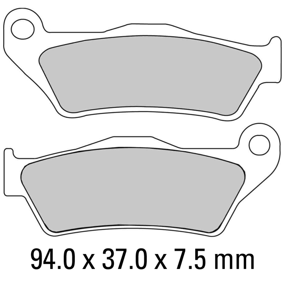 FERODO BRAKE PADS - FDB2018ZR [SG RACE > MX/SX/O-R] (PK = 2 Pads) [BQ25]