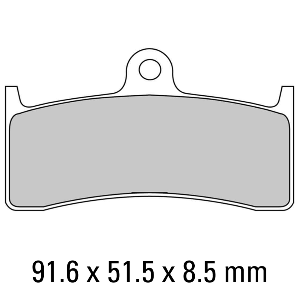 FERODO BRAKE PADS - FDB2036ST (PK = 2 Pads) [BQ25]