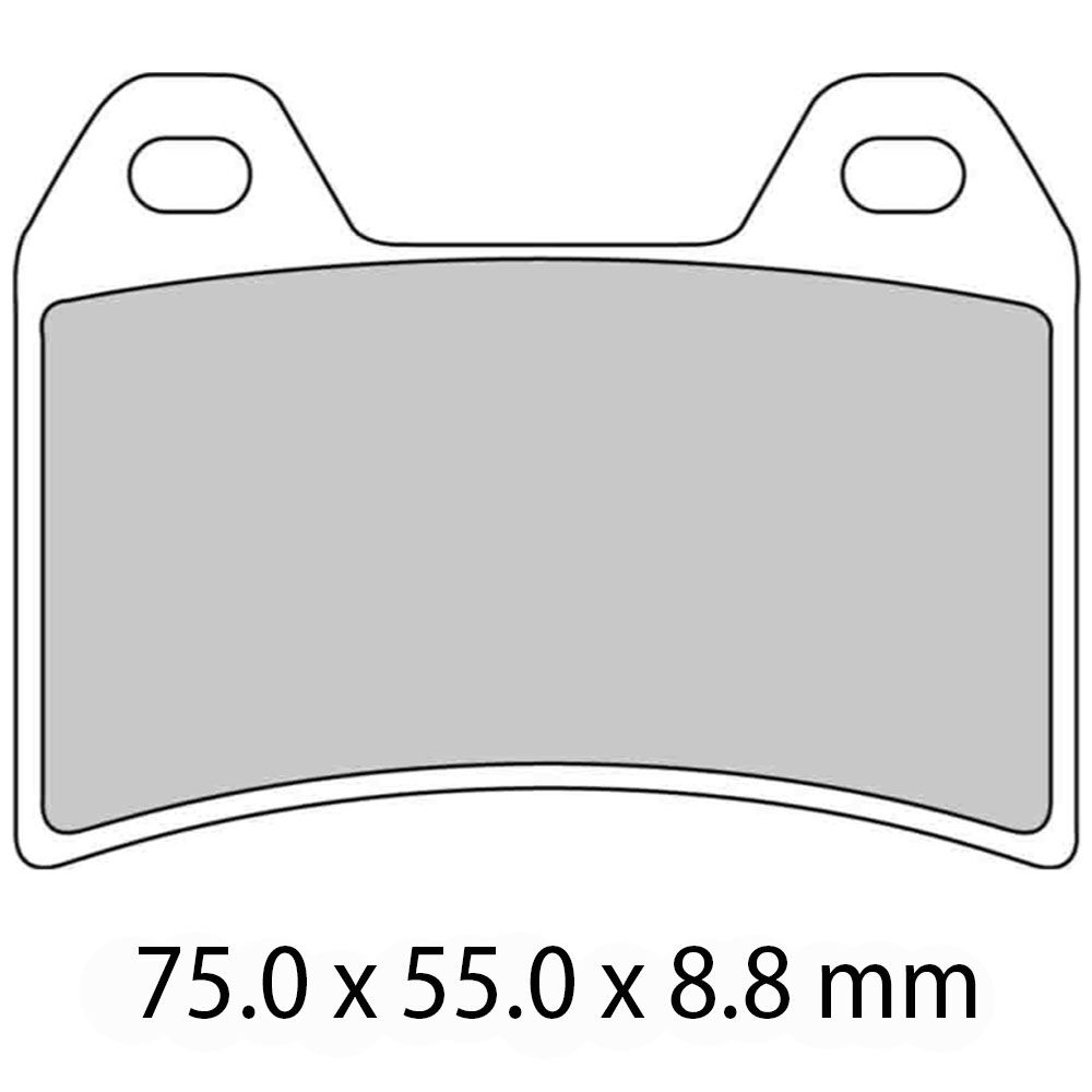 FERODO BRAKE PADS - FDB2042XRAC (PK = 2 Pads) [BQ25] - [RACE&T/DAY]