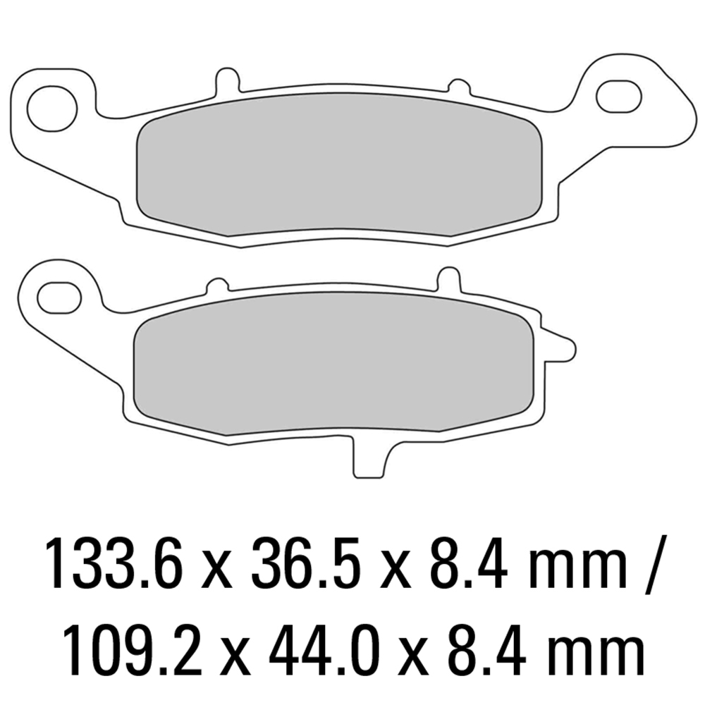 FERODO BRAKE PADS - FDB2048P (PK = 2 Pads) [BQ25]