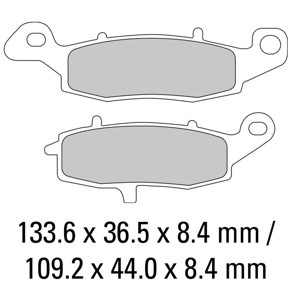 FERODO BRAKE PADS - FDB2049EF (PK = 2 Pads) [BQ10]