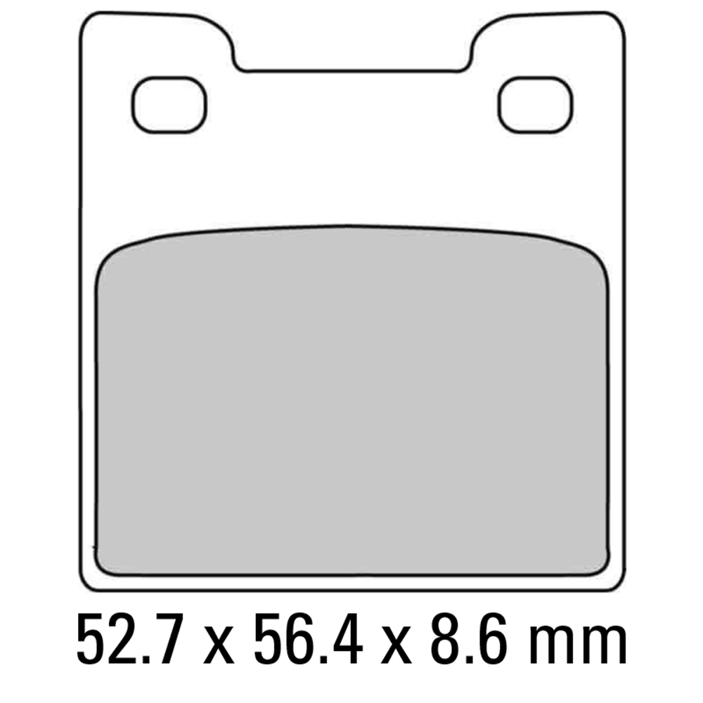 FERODO BRAKE PADS - FDB2058P (PK = 2 Pads) [BQ20]