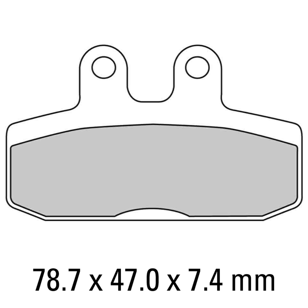 FERODO BRAKE PADS - FDB2060AG (PK = 2 Pads) [BQ20]