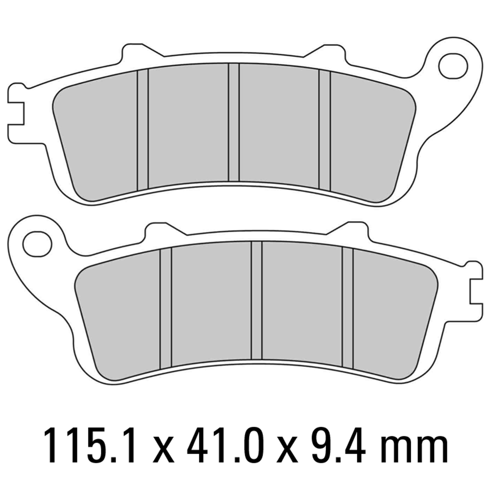 FERODO BRAKE PADS - FDB2075EF (PK = 2 Pads) [BQ10]