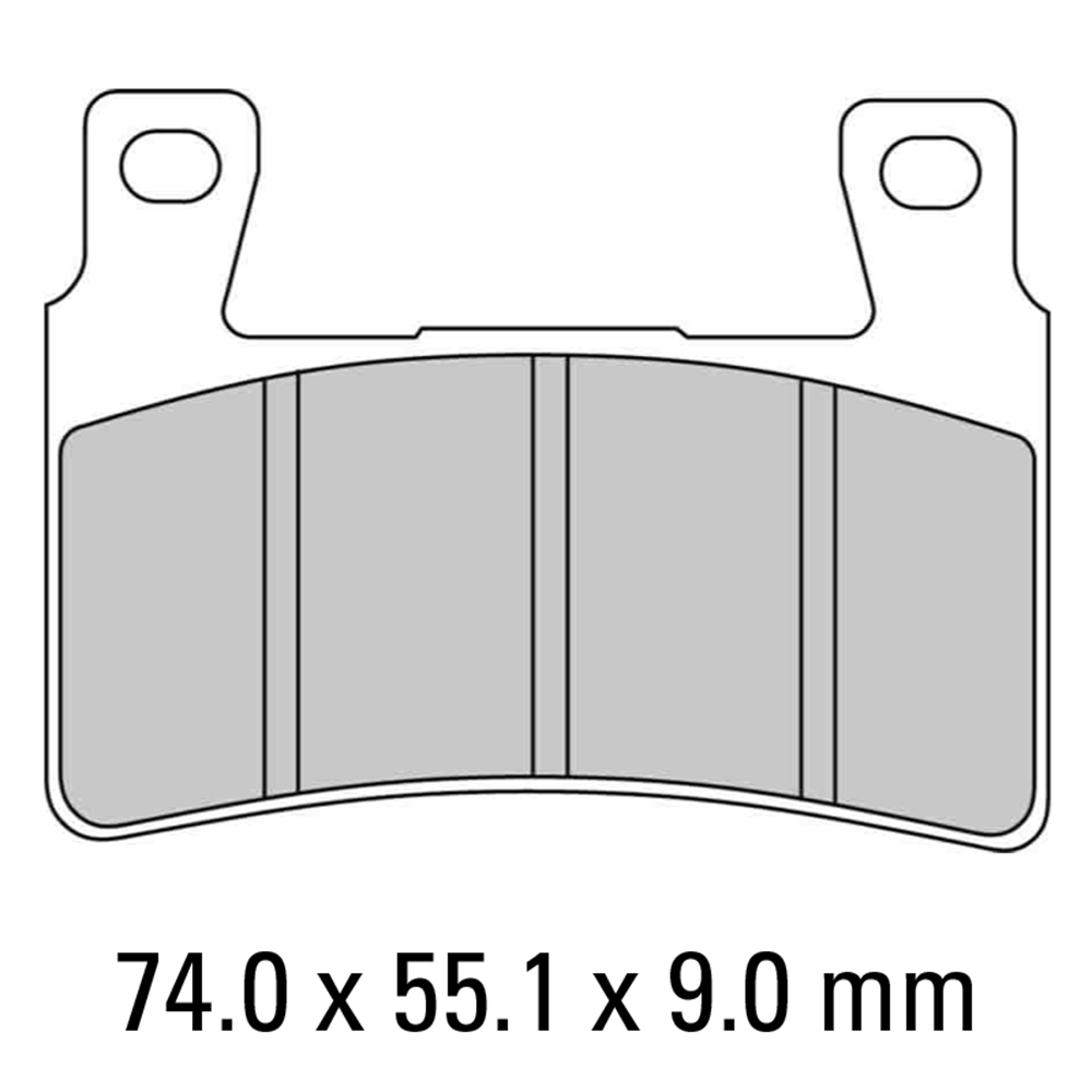 FERODO BRAKE PADS - FDB2079EF (PK = 2 Pads) [BQ10]