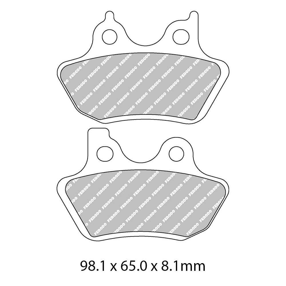 FERODO BRAKE PADS - FDB2097P (PK = 2 Pads) [BQ25]