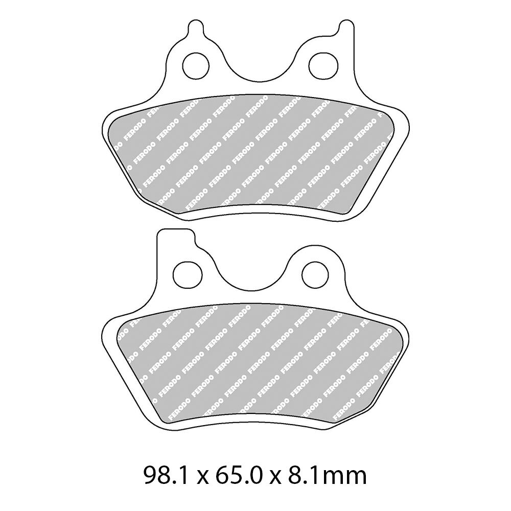 FERODO BRAKE PADS - FDB2097ST (PK = 2 Pads) [BQ20]