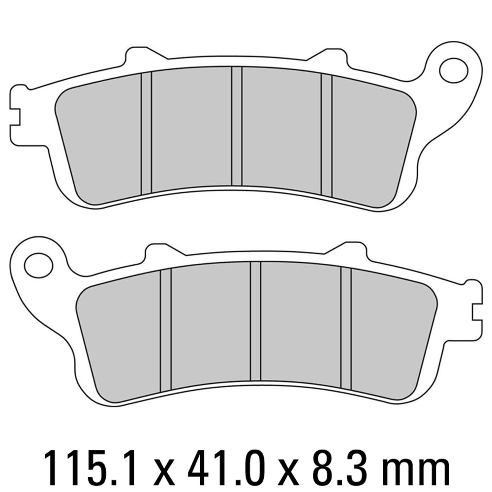 FERODO BRAKE PADS - FDB2098P (PK = 2 Pads) [BQ25]