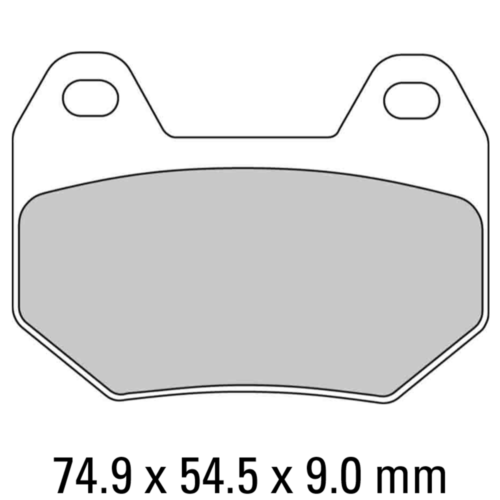 FERODO BRAKE PADS - FDB2102P (PK = 2 Pads) [BQ25]