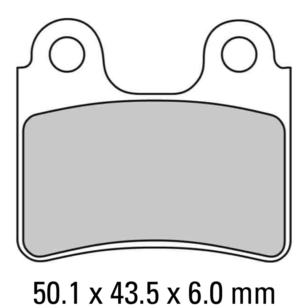 FERODO BRAKE PADS - FDB2109P (PK = 2 Pads) [BQ20]