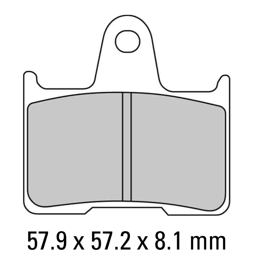 FERODO BRAKE PADS - FDB2111P (PK = 2 Pads) [BQ25]