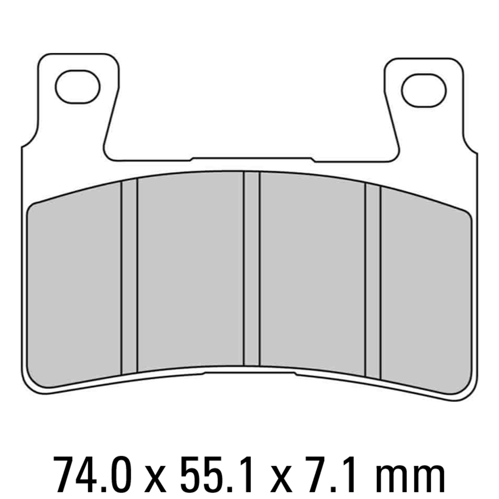 FERODO BRAKE PADS - FDB2114P (PK = 2 Pads) [BQ20]