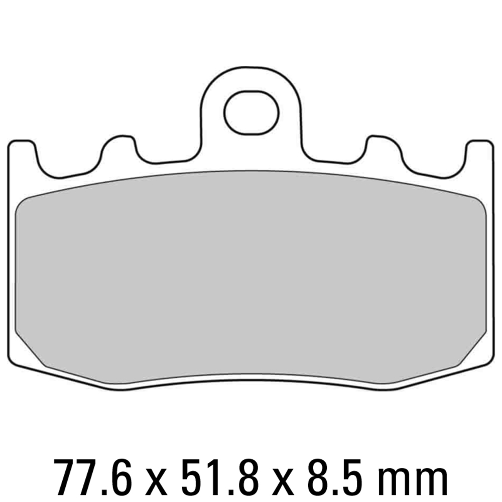 FERODO BRAKE PADS - FDB2125ST (PK = 2 Pads) [BQ25]