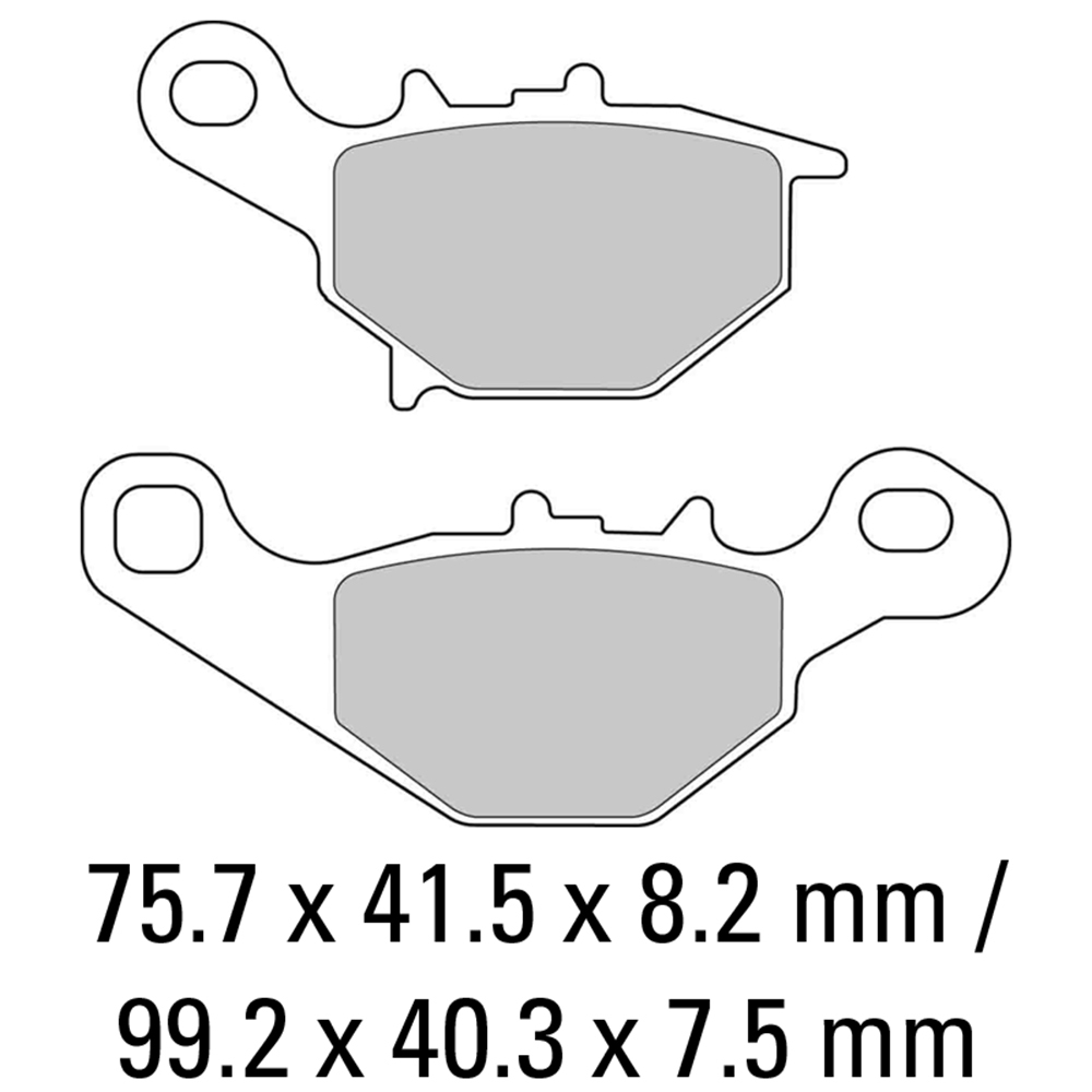 FERODO BRAKE PADS : FDB2133EF (PK=2 Pads) [BQ10]  [NEW1908]