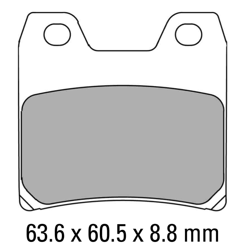 FERODO BRAKE PADS - FDB2150ST (PK = 2 Pads) [BQ25]