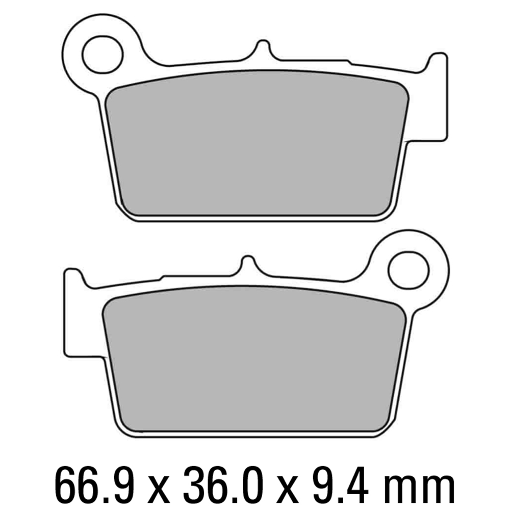 FERODO BRAKE PADS - FDB2162EF (PK = 2 Pads) [BQ10]