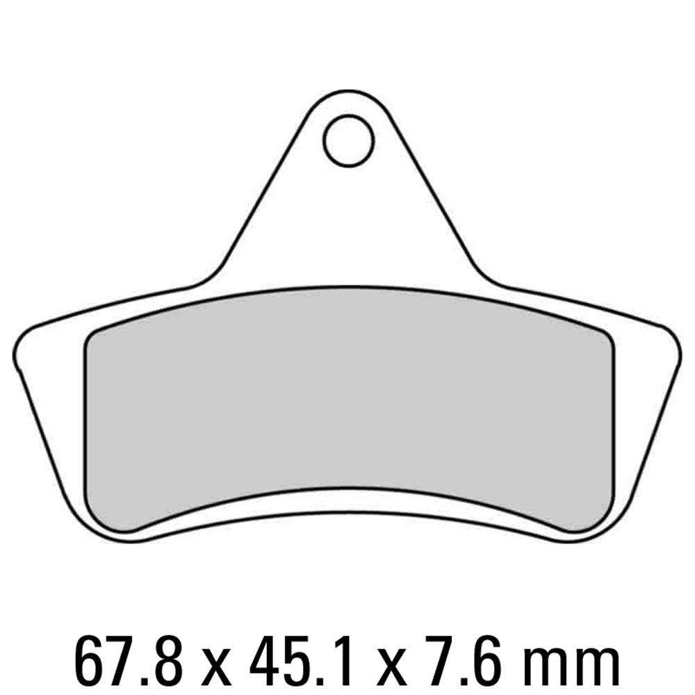 FERODO BRAKE PADS - FDB2175SG (PK = 2 Pads) [BQ25]