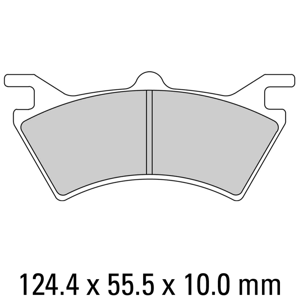 FERODO BRAKE PADS - FDB2177SG (PK = 2 Pads)