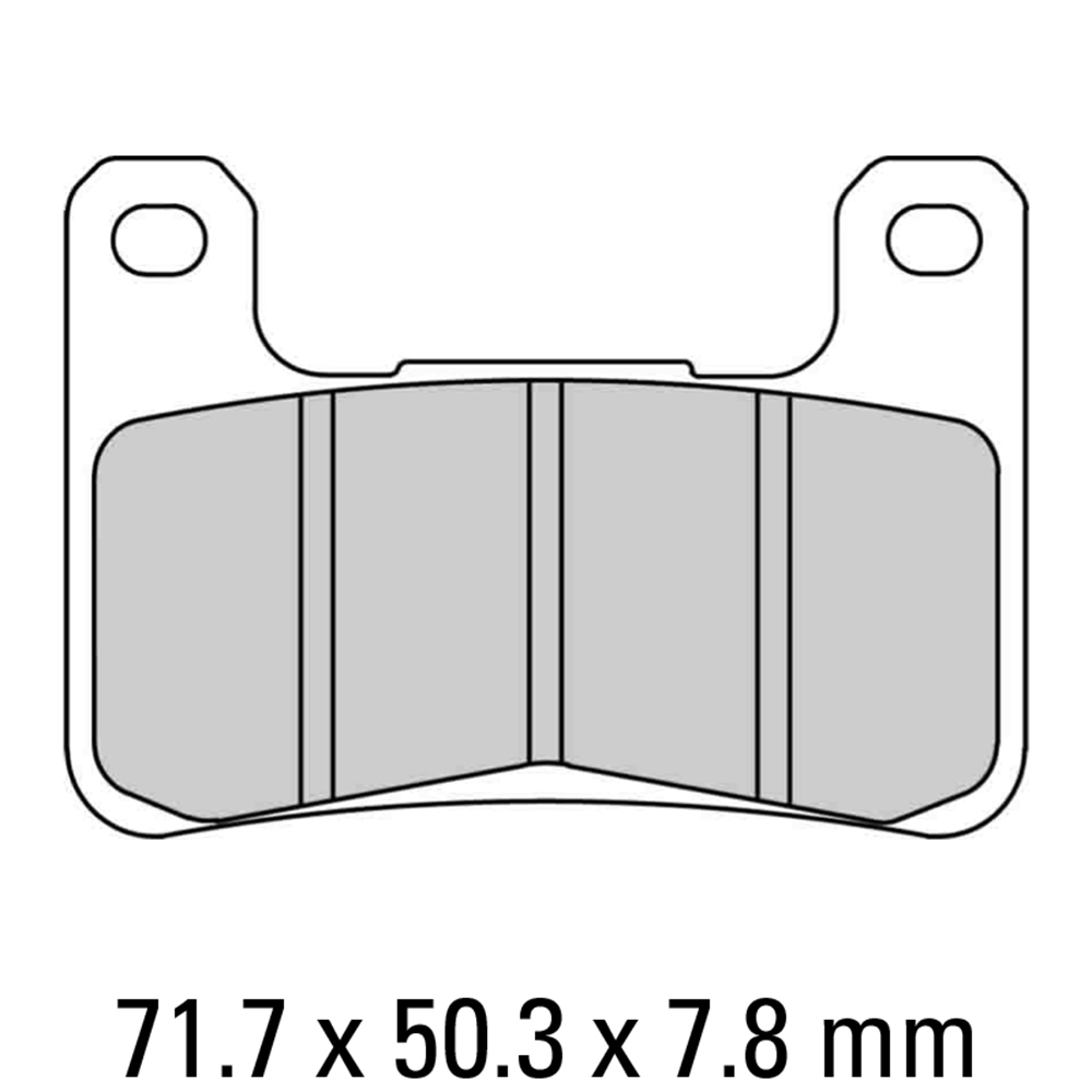 FERODO BRAKE PADS - FDB2178ST (PK = 2 Pads) [BQ25]