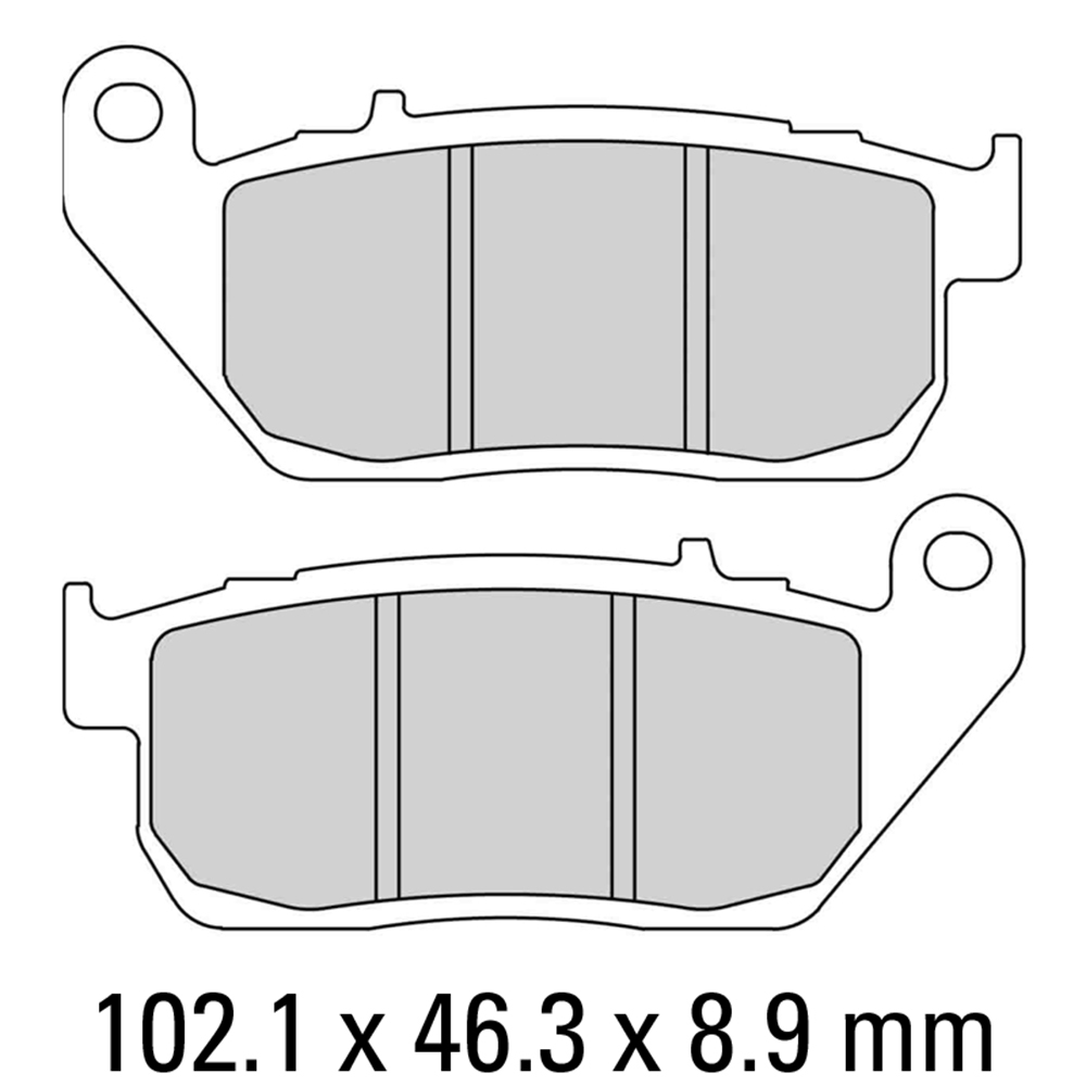 FERODO BRAKE PADS - FDB2179ST (PK = 2 Pads) [BQ25]